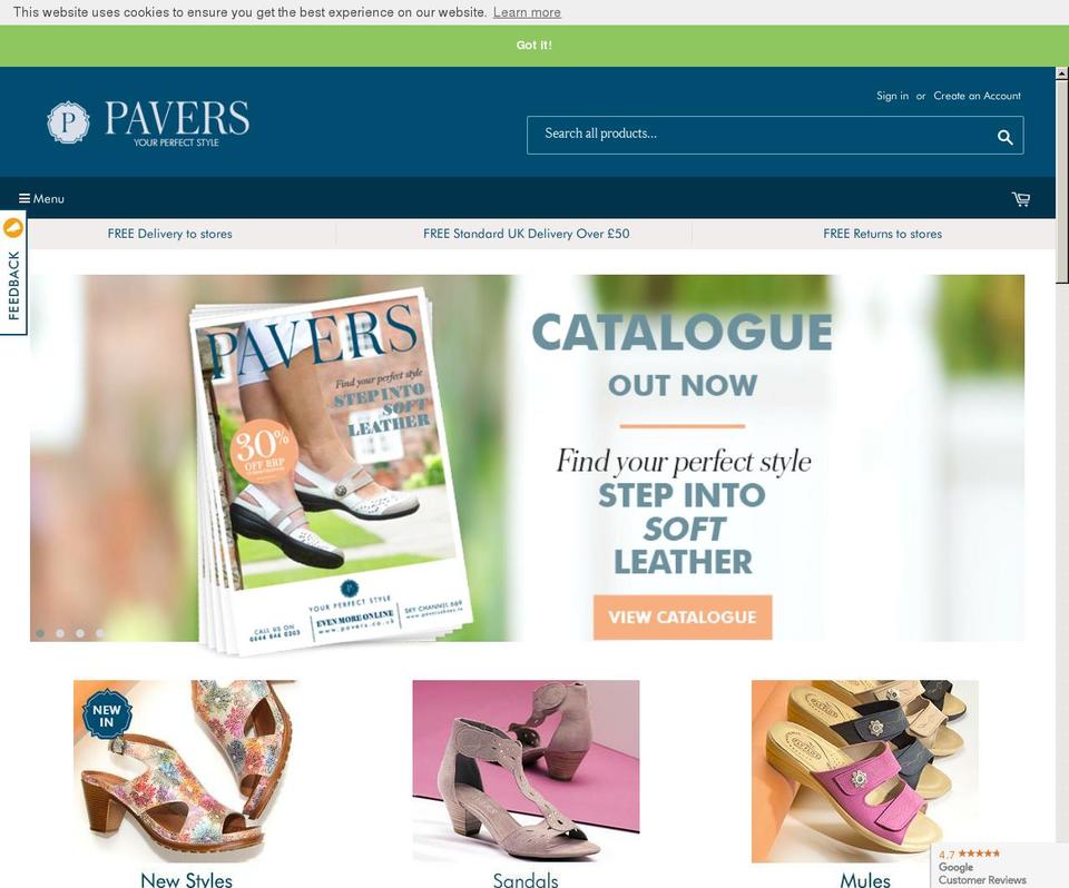 Pavers 21\/3 after 20 Shopify theme site example pavers-shoes.com