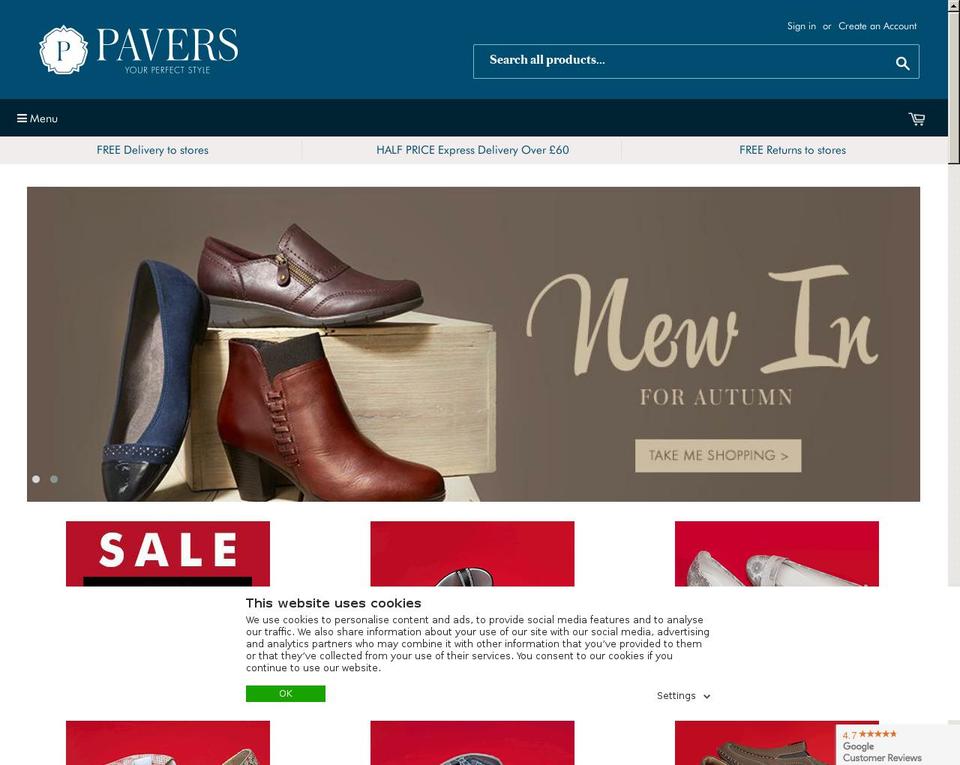 Checkout update Summer sale 2018 Shopify theme site example pavers-shoes.info