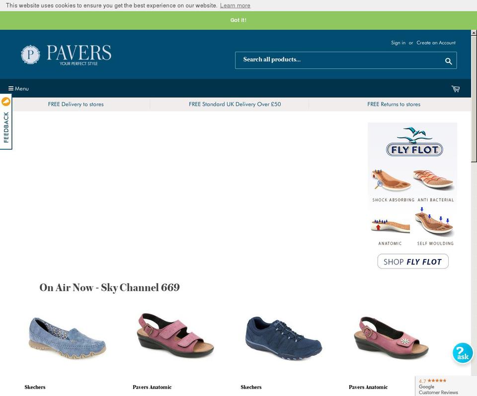 Pavers 21\/3 after 20 Shopify theme site example paversshoestv.com