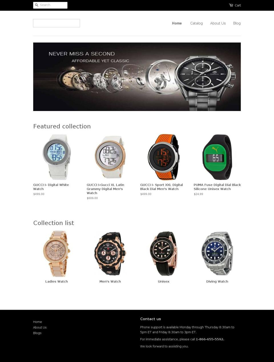 pavilionwatch.com — Shopify storefront screenshot