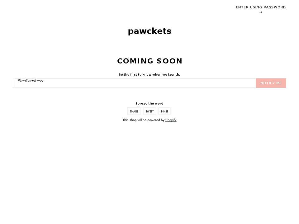 fastest-shopify-accessories Shopify theme site example pawckets.com