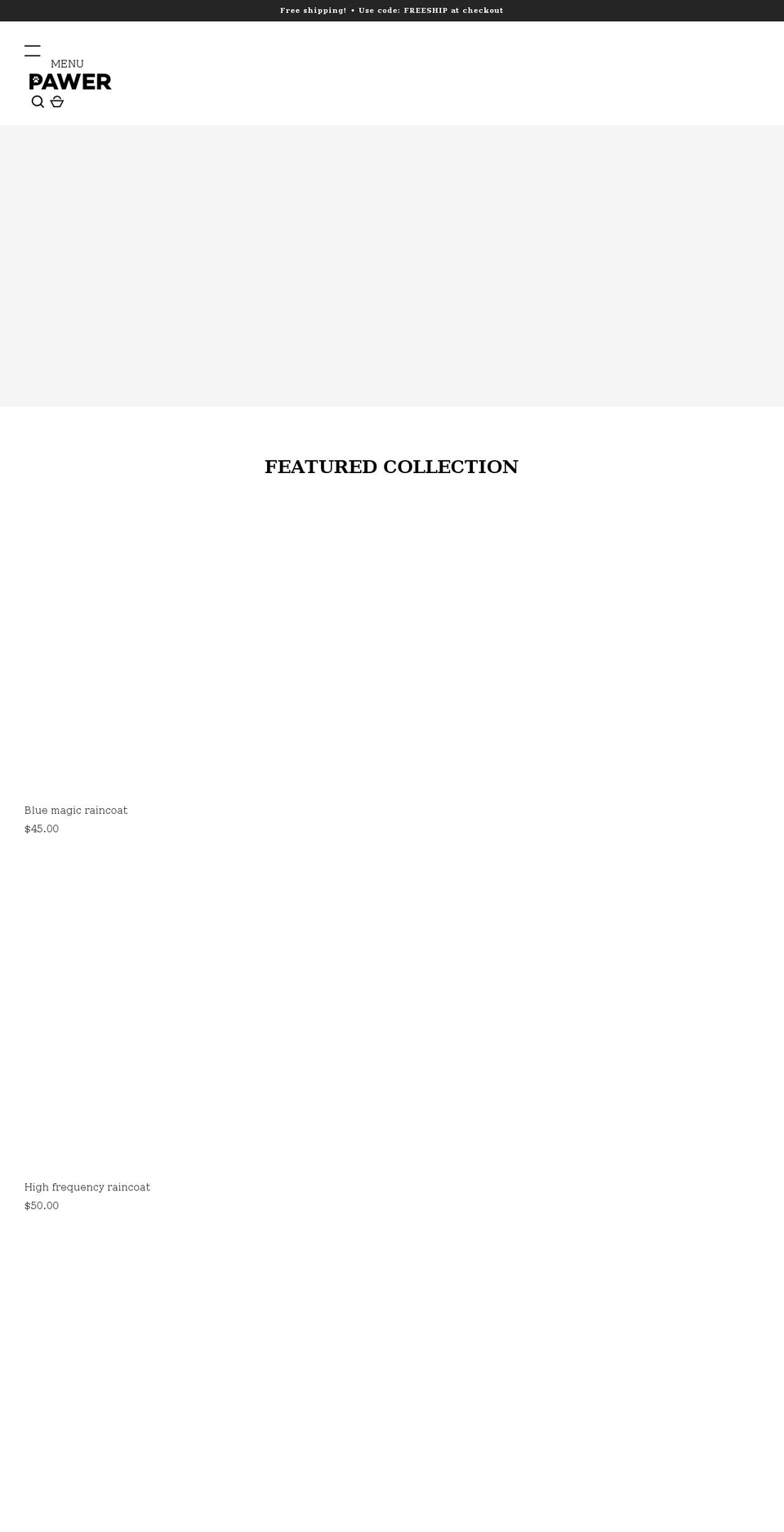 pawertothepeople.com shopify website screenshot