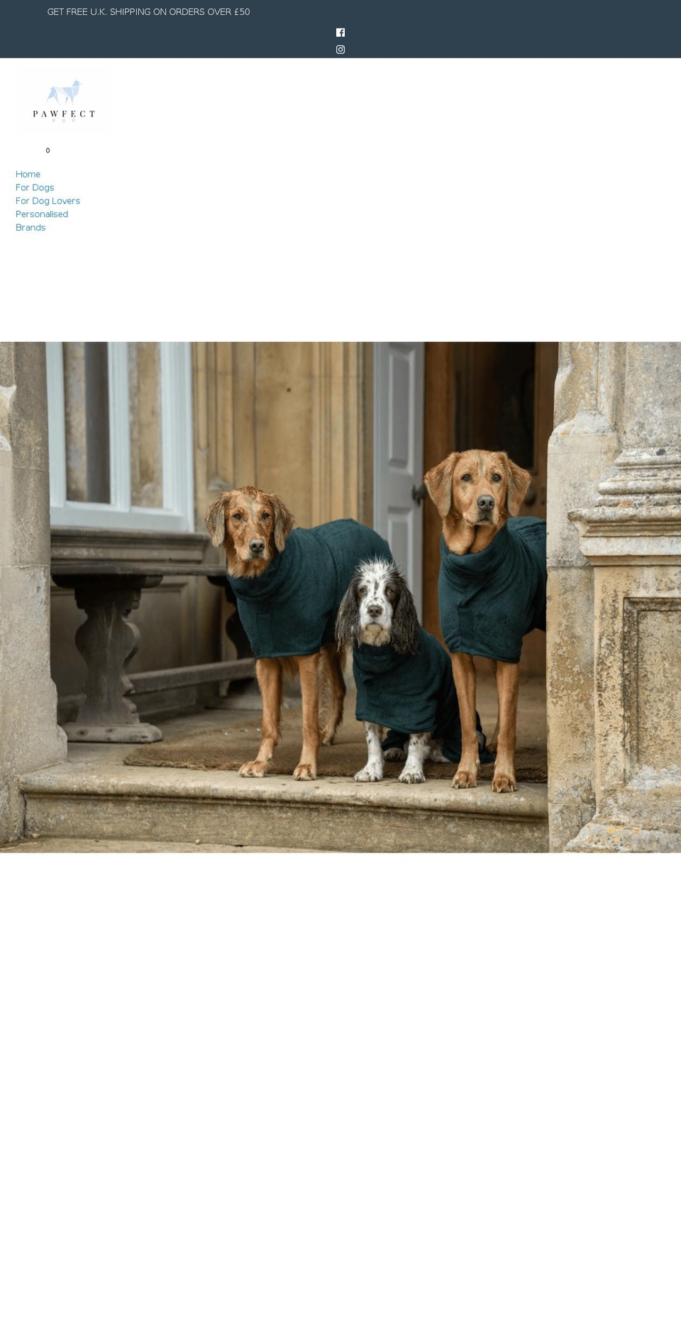 pawfectpup.com shopify website screenshot