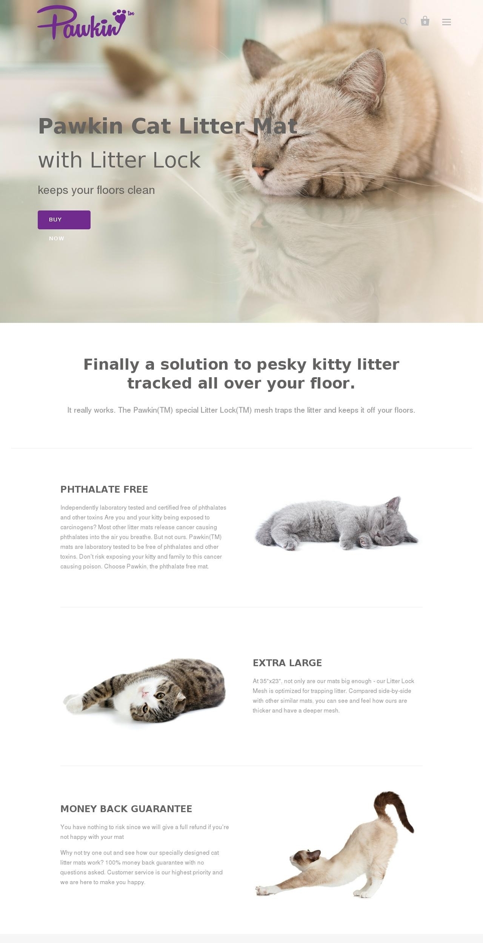 pawkin.com shopify website screenshot