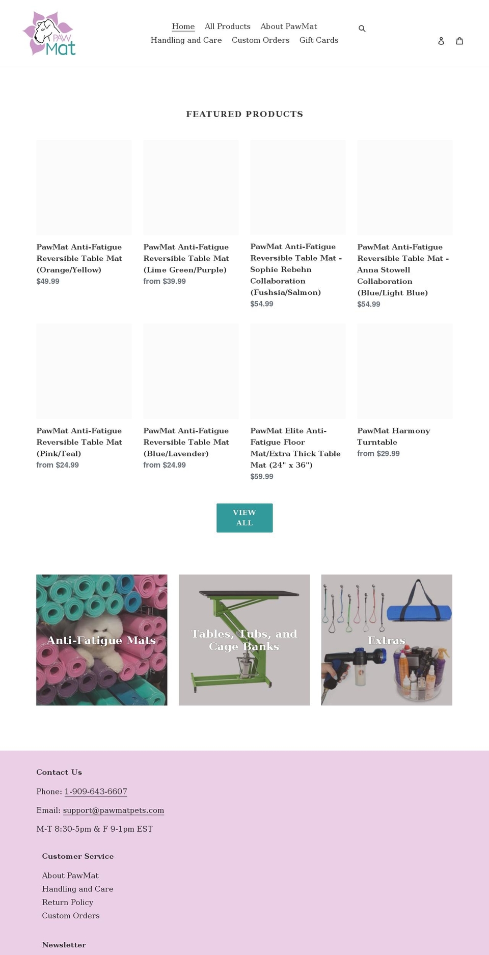 pawmatpets.com shopify website screenshot