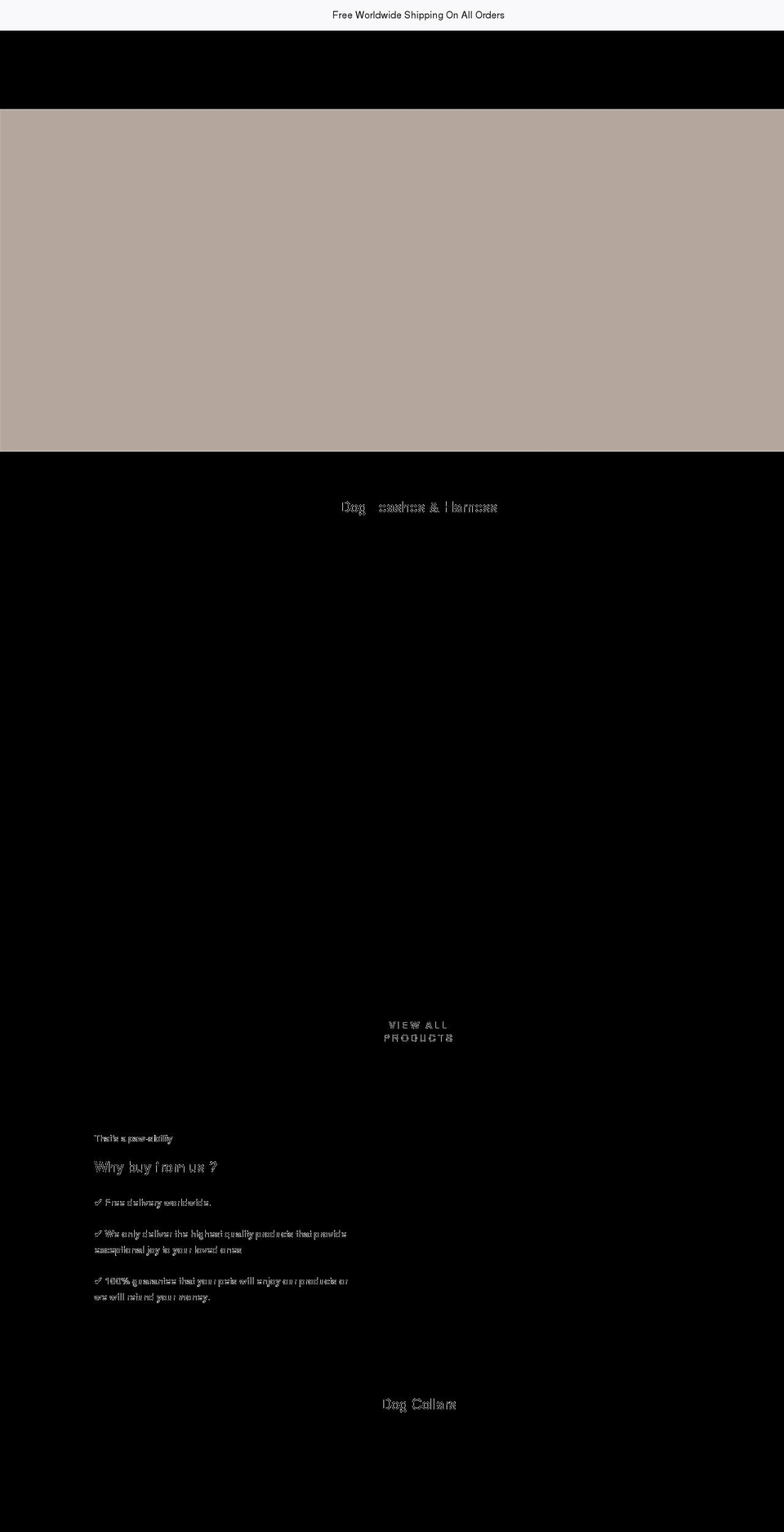 pawooz.com shopify website screenshot