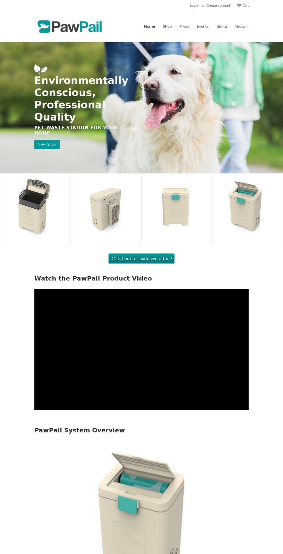 pawpail.com — Shopify storefront screenshot