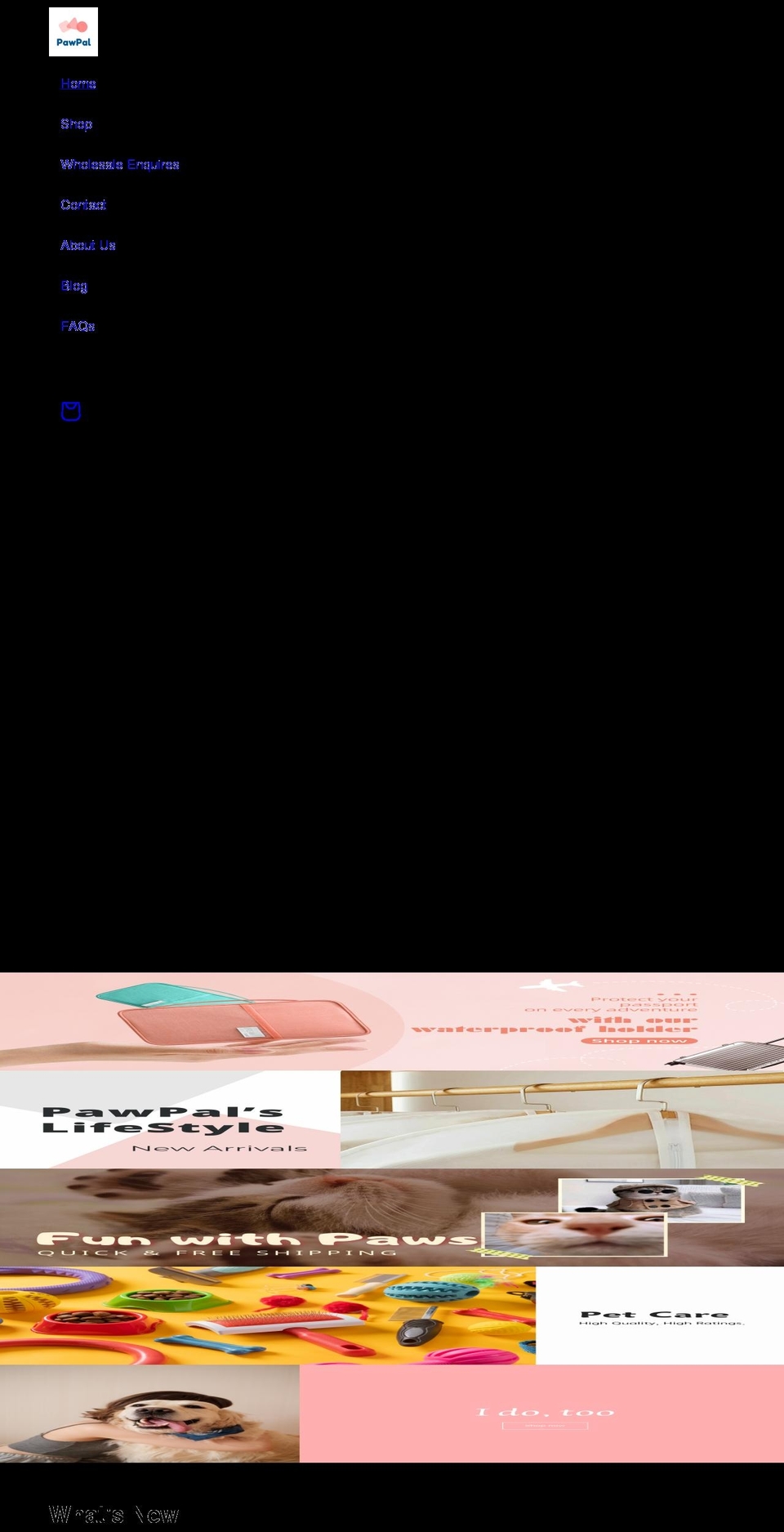pawpal.com.au shopify website screenshot
