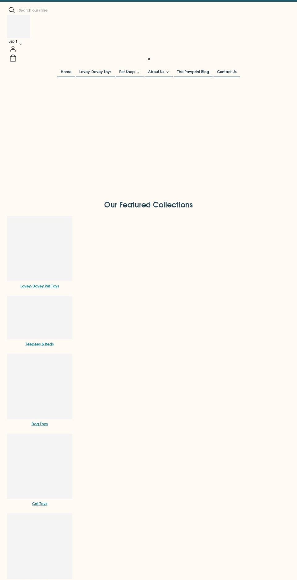 pawprintdepot.com shopify website screenshot