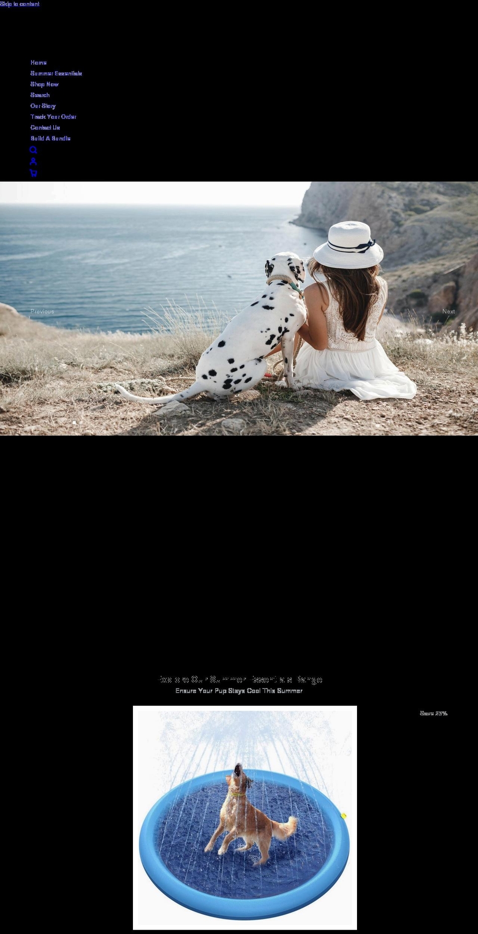 paws-galore.com shopify website screenshot