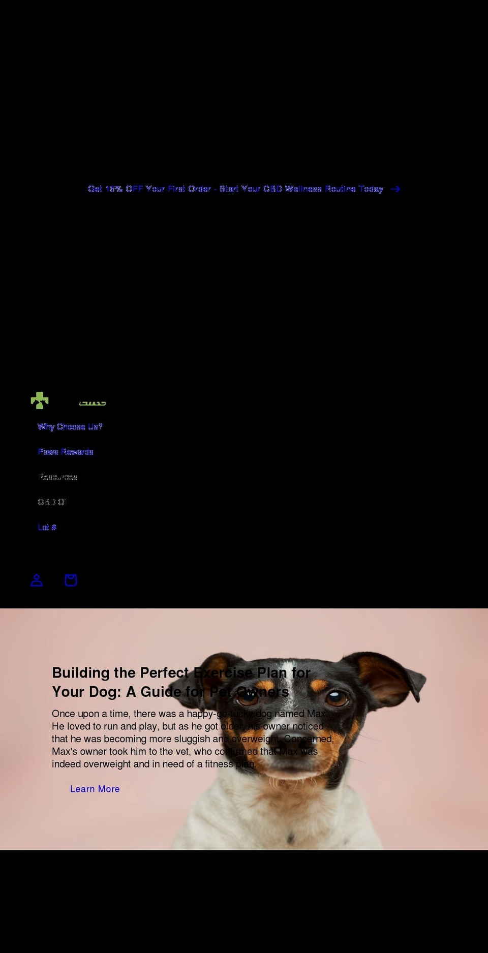 pawselite.com shopify website screenshot