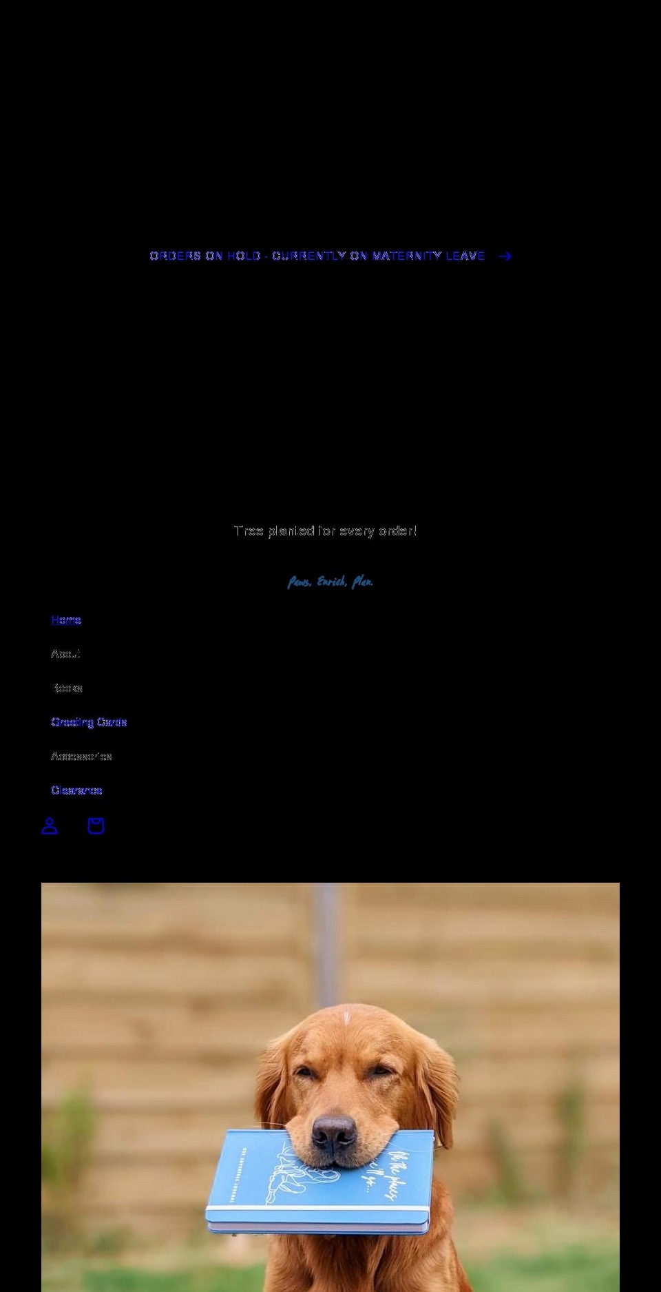 pawsenrichplan.com shopify website screenshot