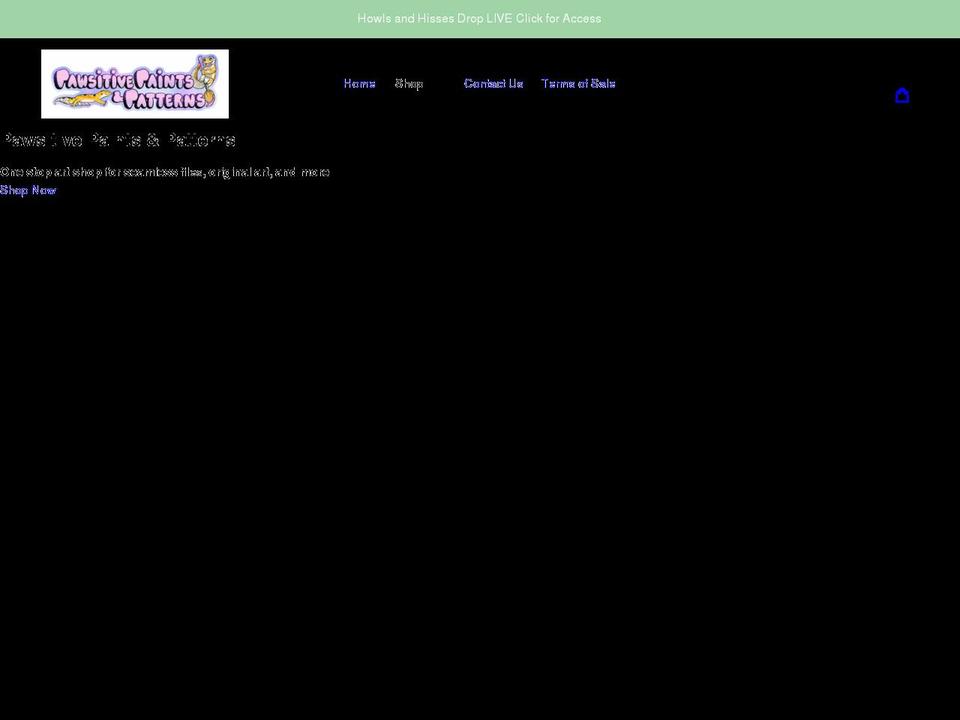pawsitivepaints.com shopify website screenshot