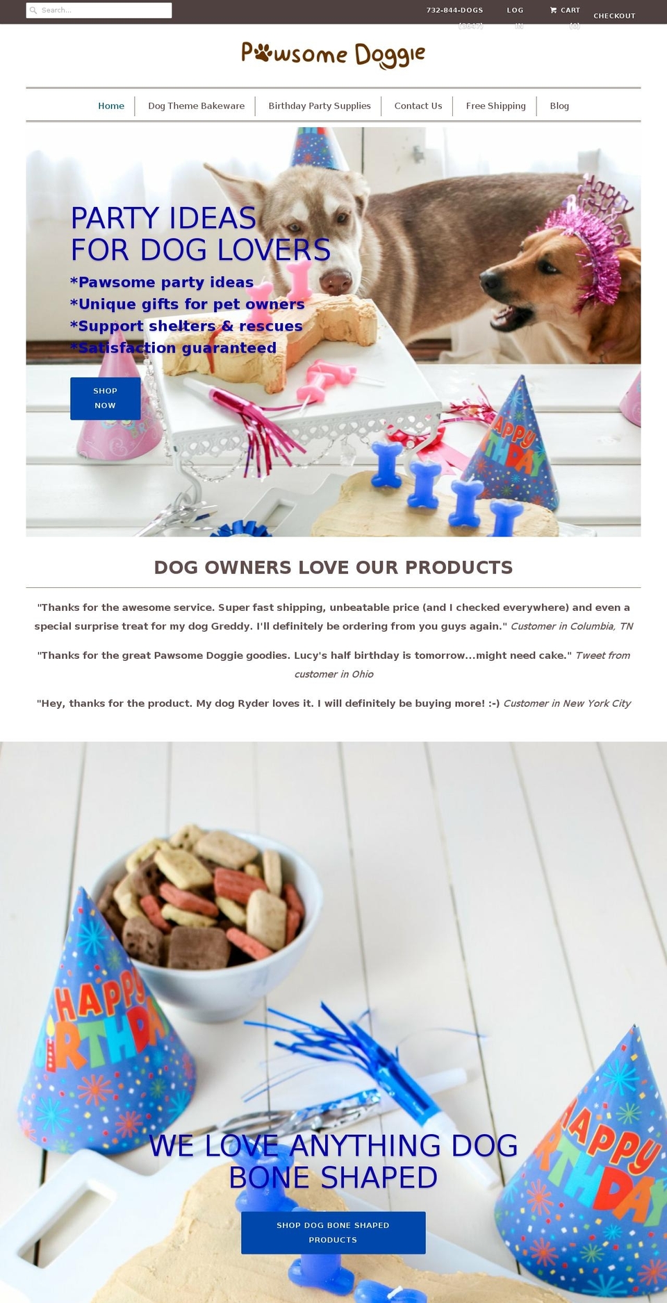 pawsomepetthings.net shopify website screenshot