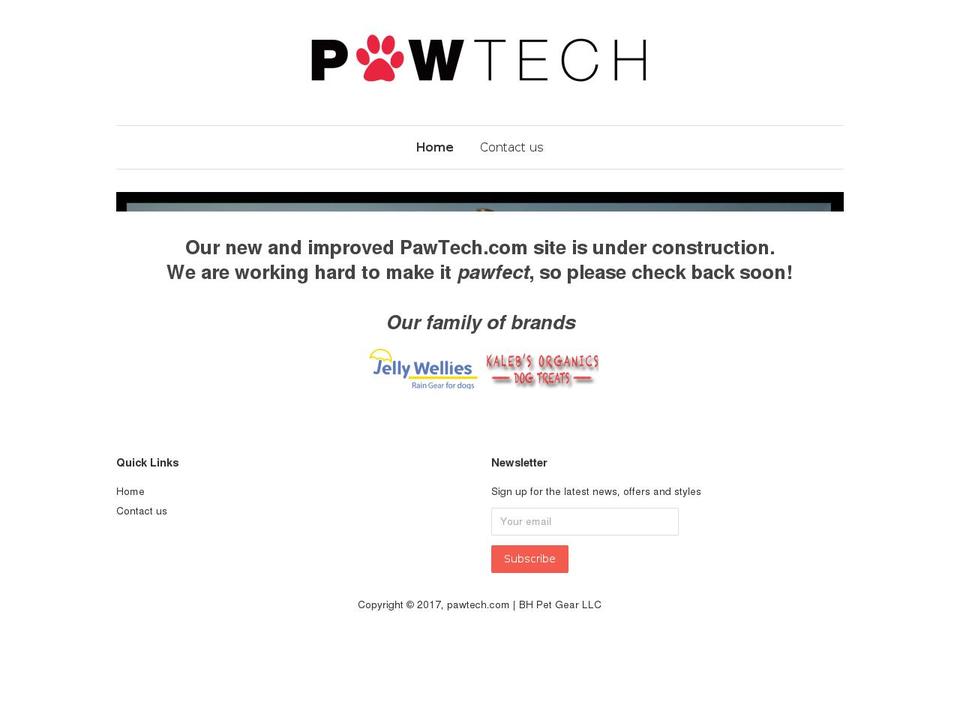 pawtech.com shopify website screenshot