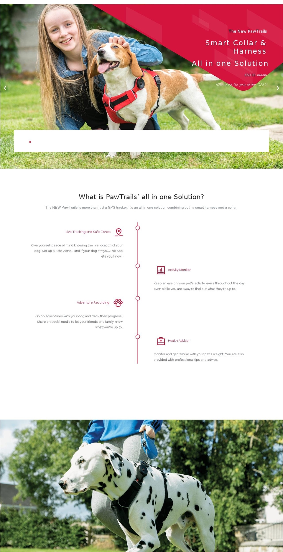 pawtrails.com — Shopify storefront screenshot