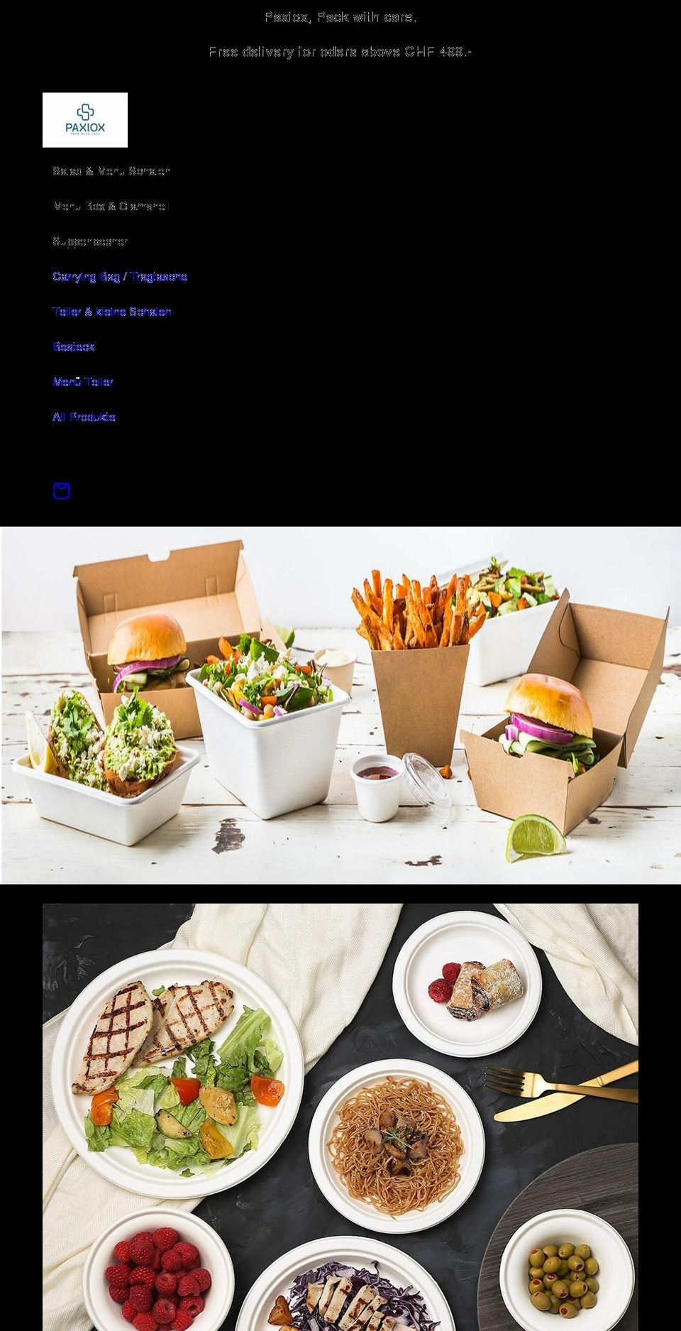 paxiox.com shopify website screenshot