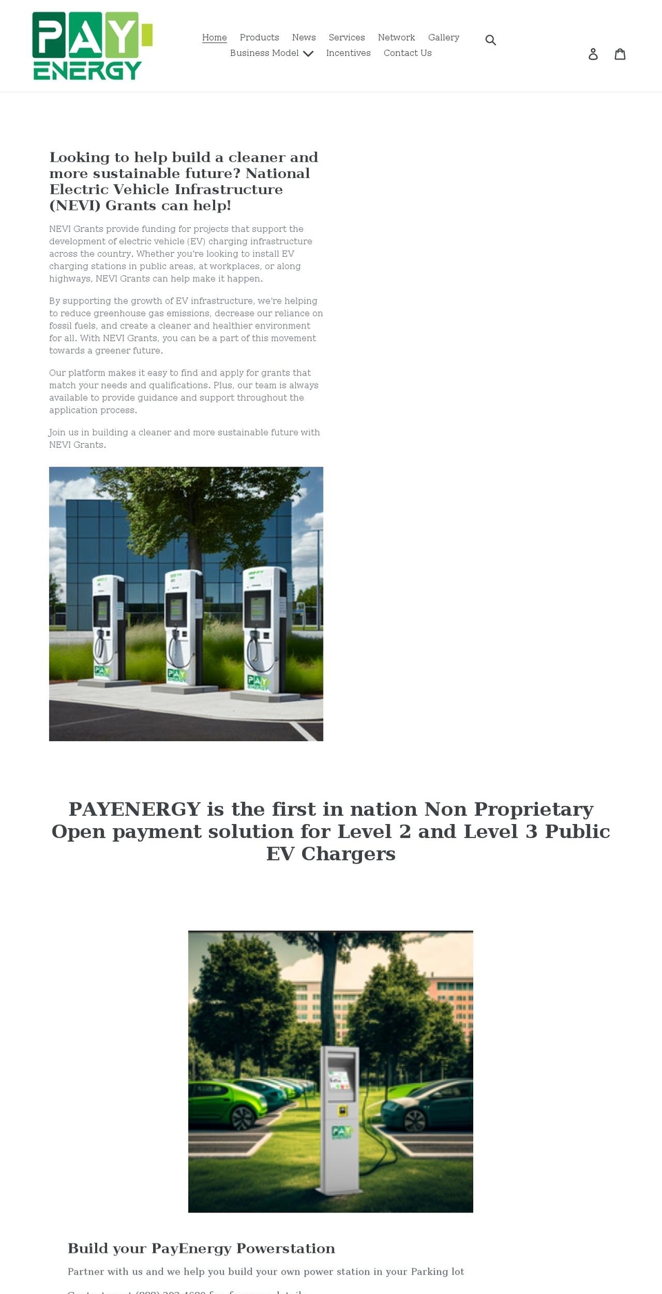 payenergy.com shopify website screenshot
