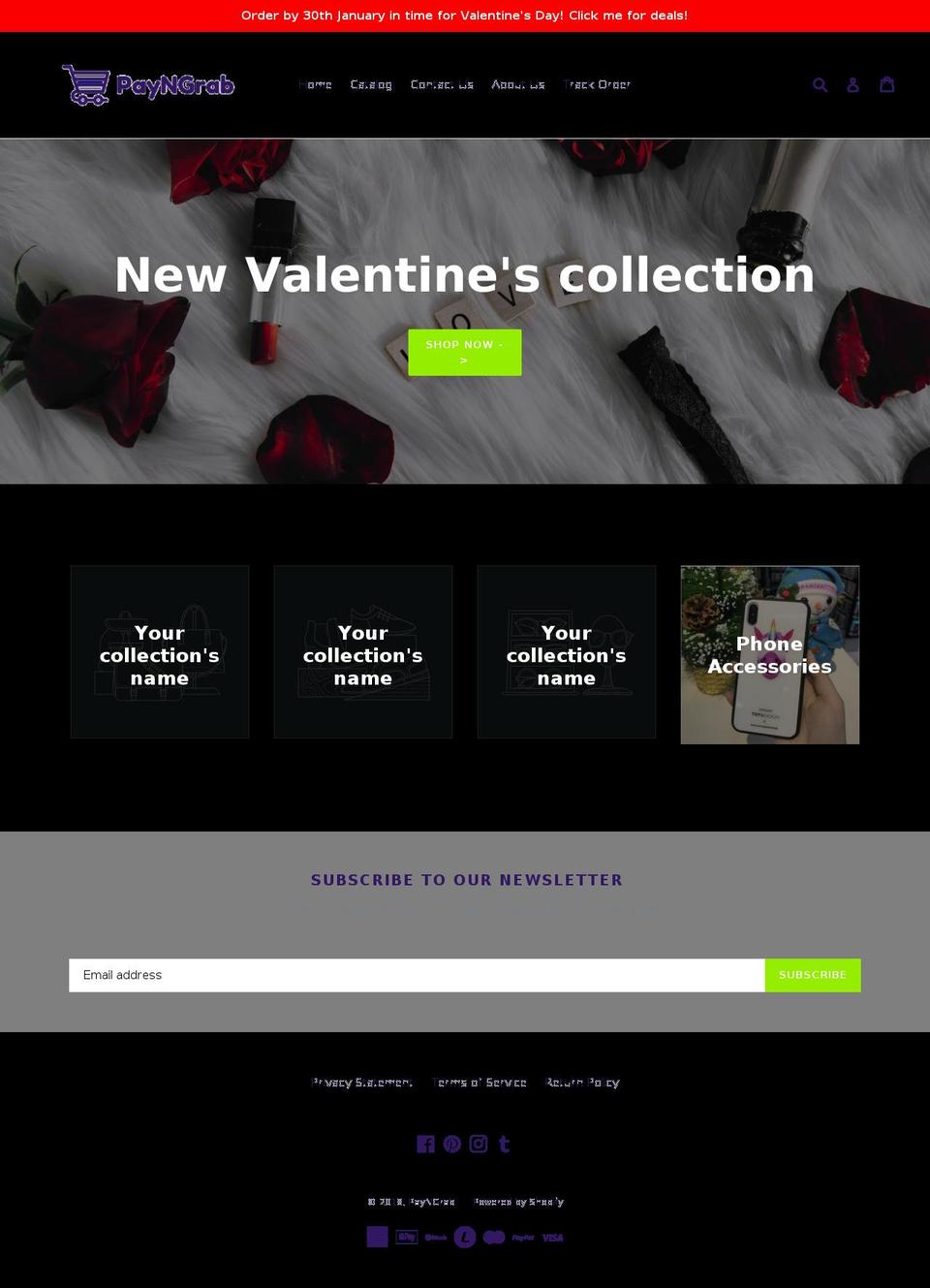 payngrab.com — Shopify storefront screenshot
