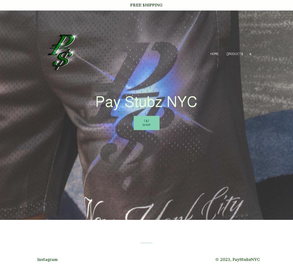 paystubznyc.shop shopify website screenshot