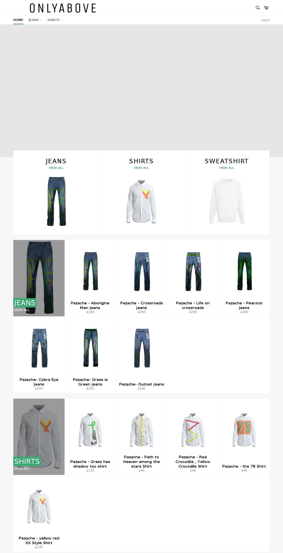 pazache.com shopify website screenshot