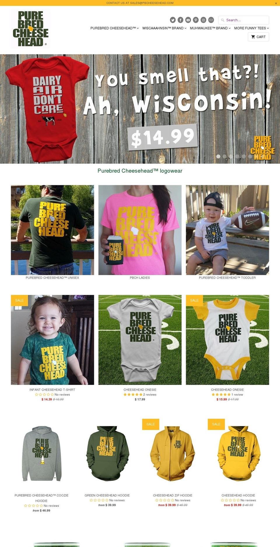 PBCH 10-25-17 Shopify theme site example pbcheesehead.com