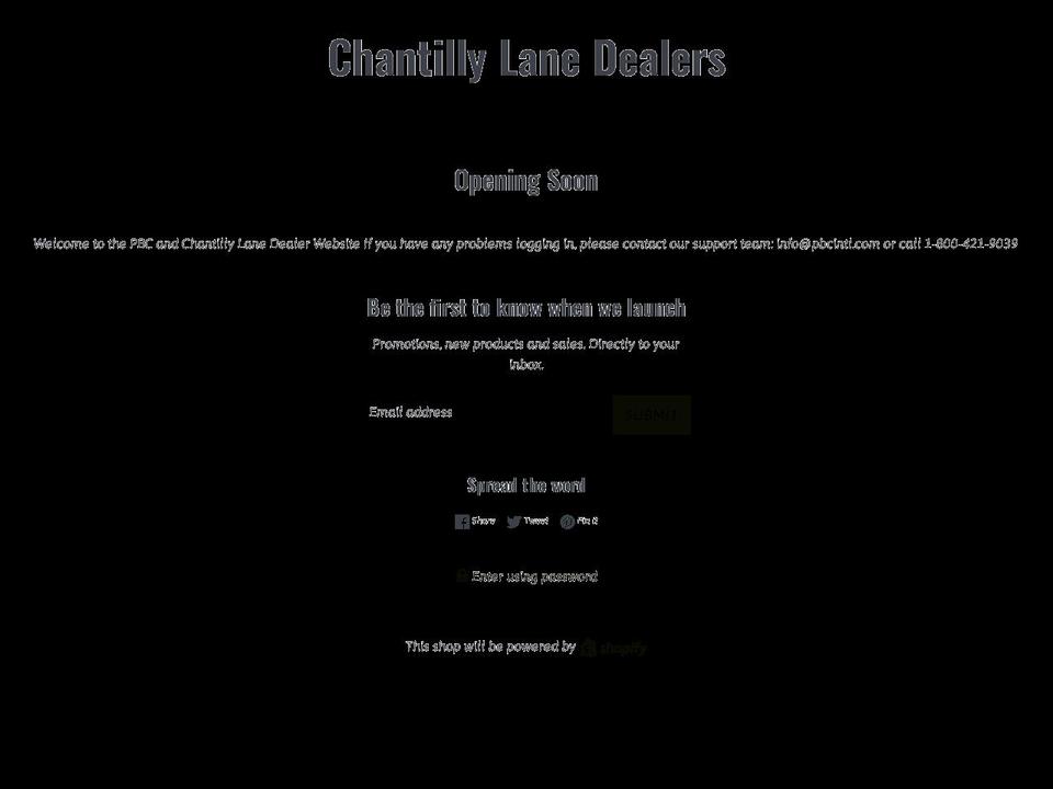 pbcintl.com shopify website screenshot