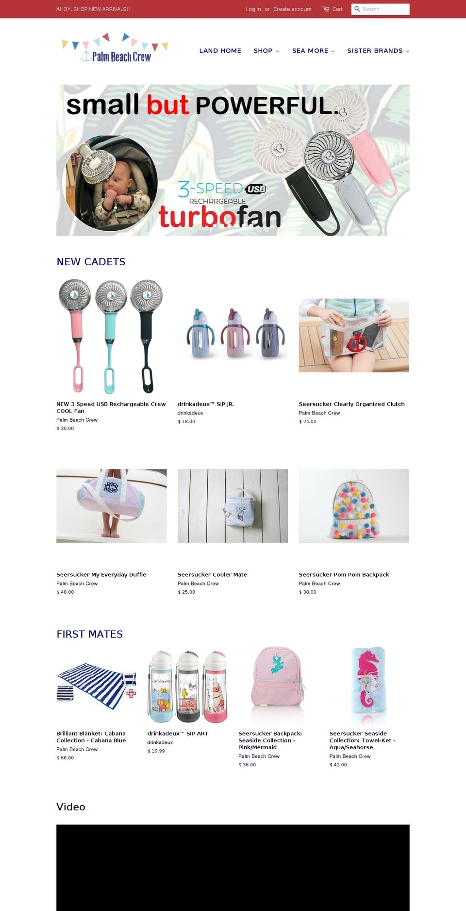 pbcrewlife.com shopify website screenshot