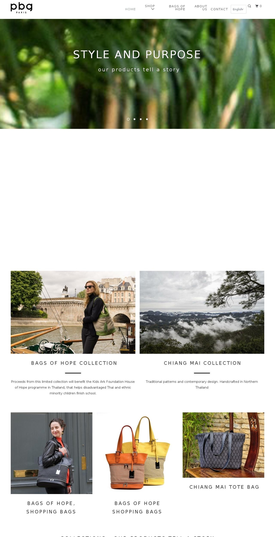pbg-paris.com — Shopify storefront screenshot