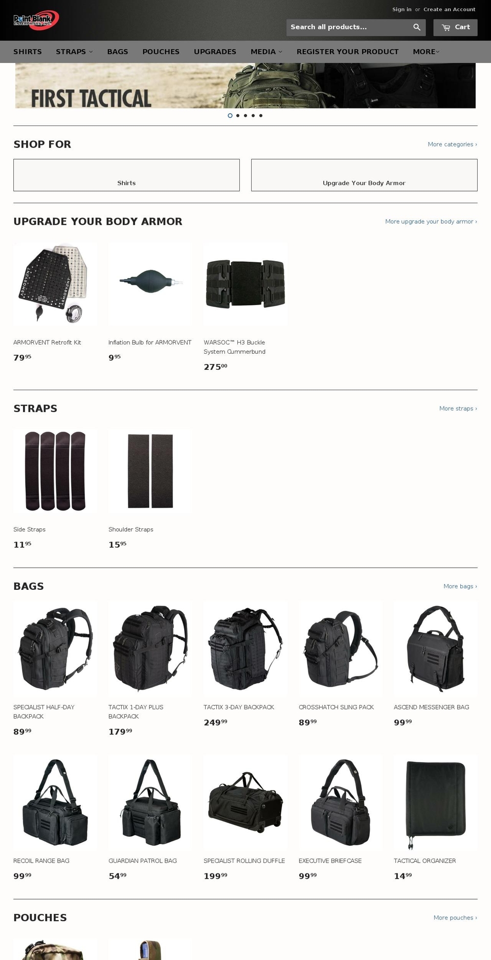 pbhunting.com — Shopify storefront screenshot