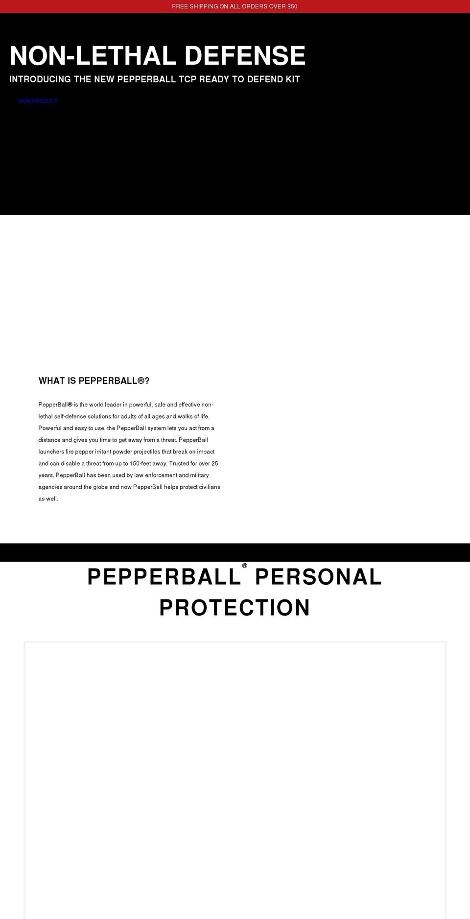 pblifelite.com — Shopify storefront screenshot