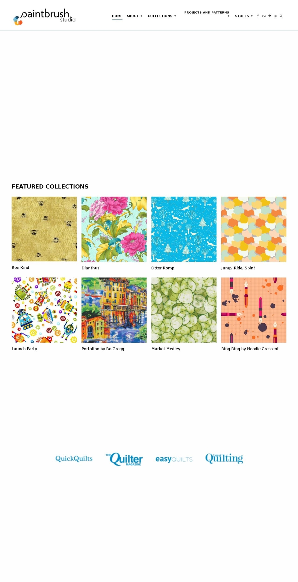 pbsfabrics.com shopify website screenshot