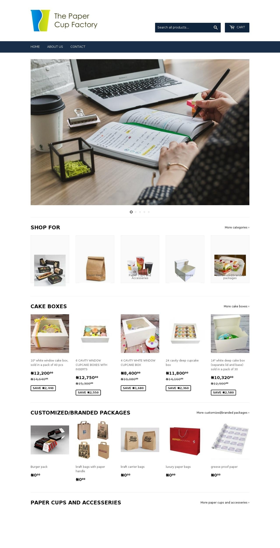 pcfng.com — Shopify storefront screenshot