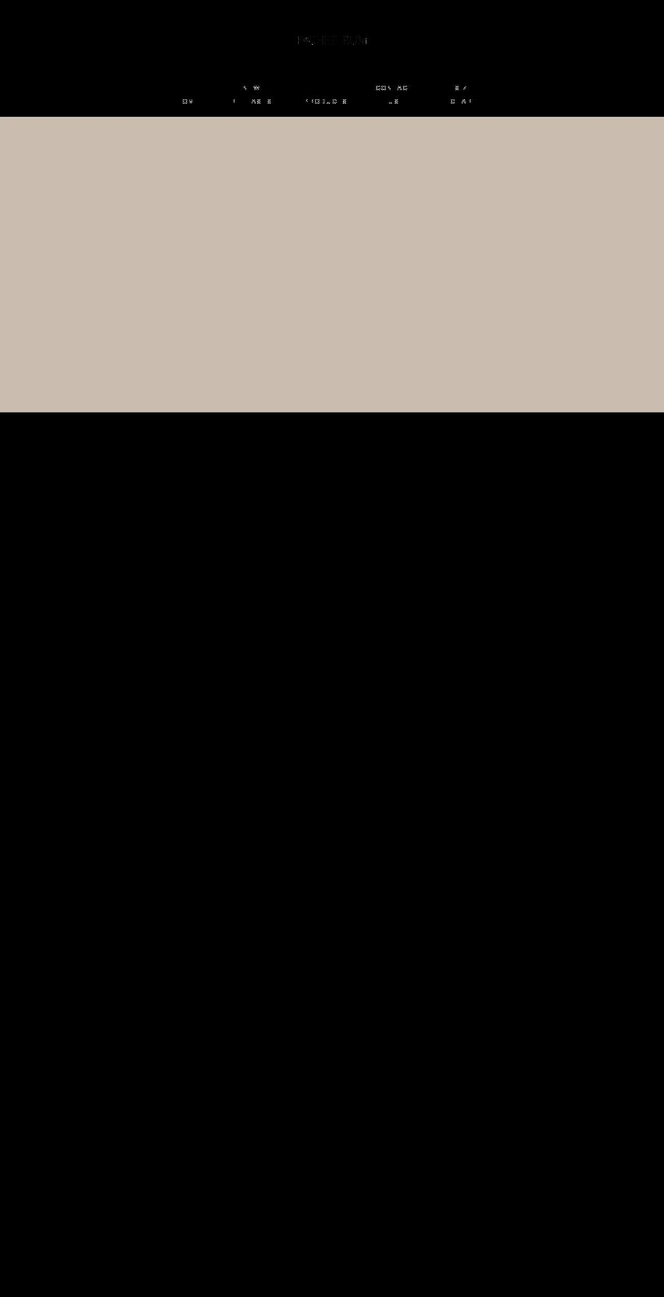 pcheebum.com shopify website screenshot