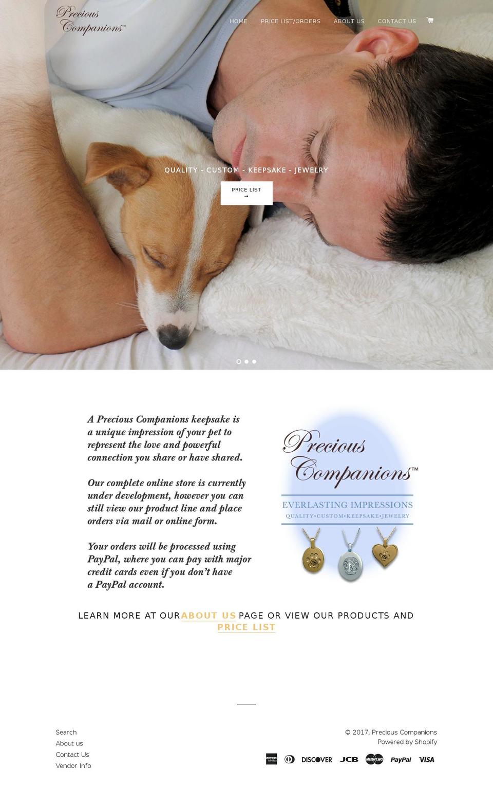 pcimpressions.com shopify website screenshot