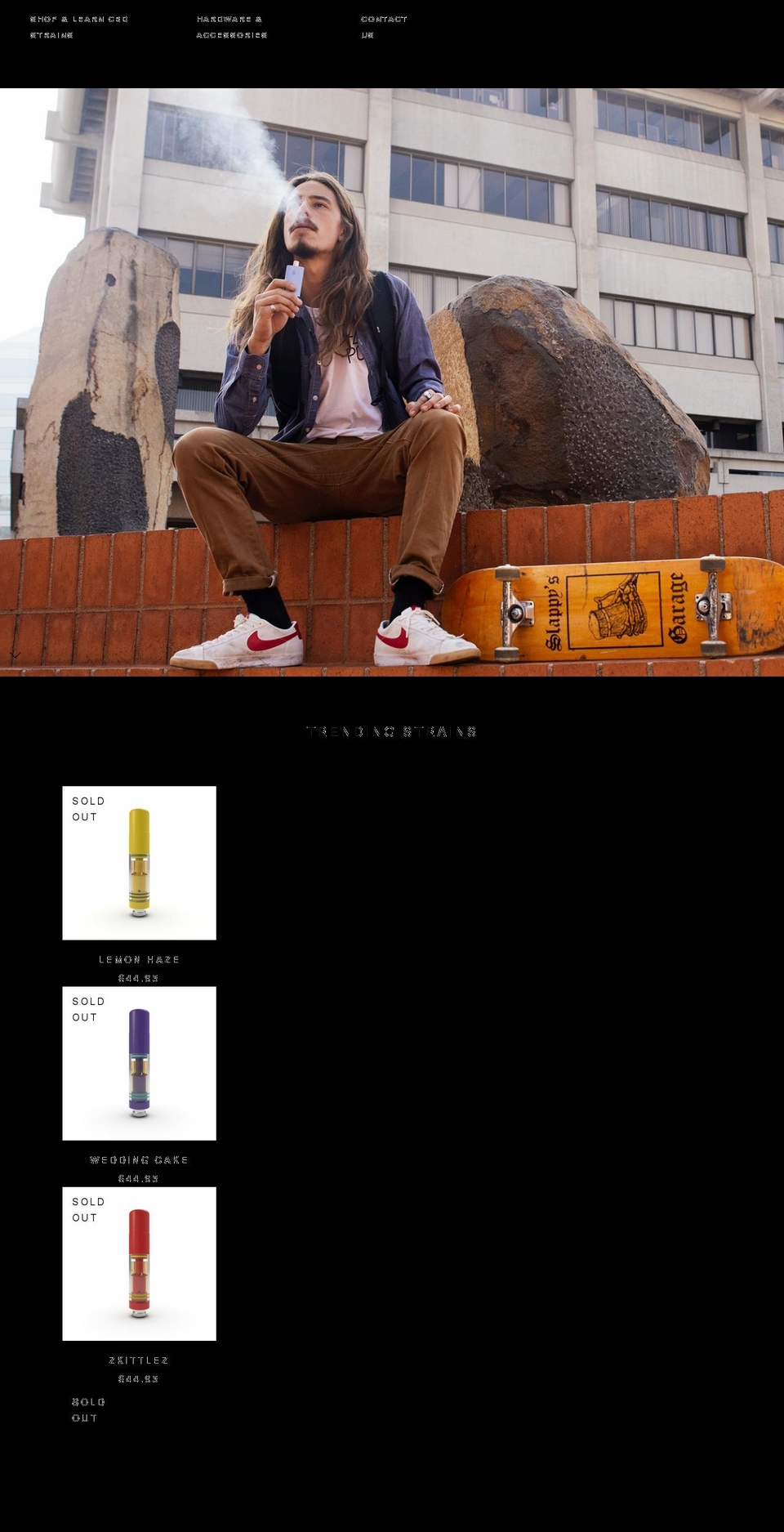 pcktcbd.com shopify website screenshot