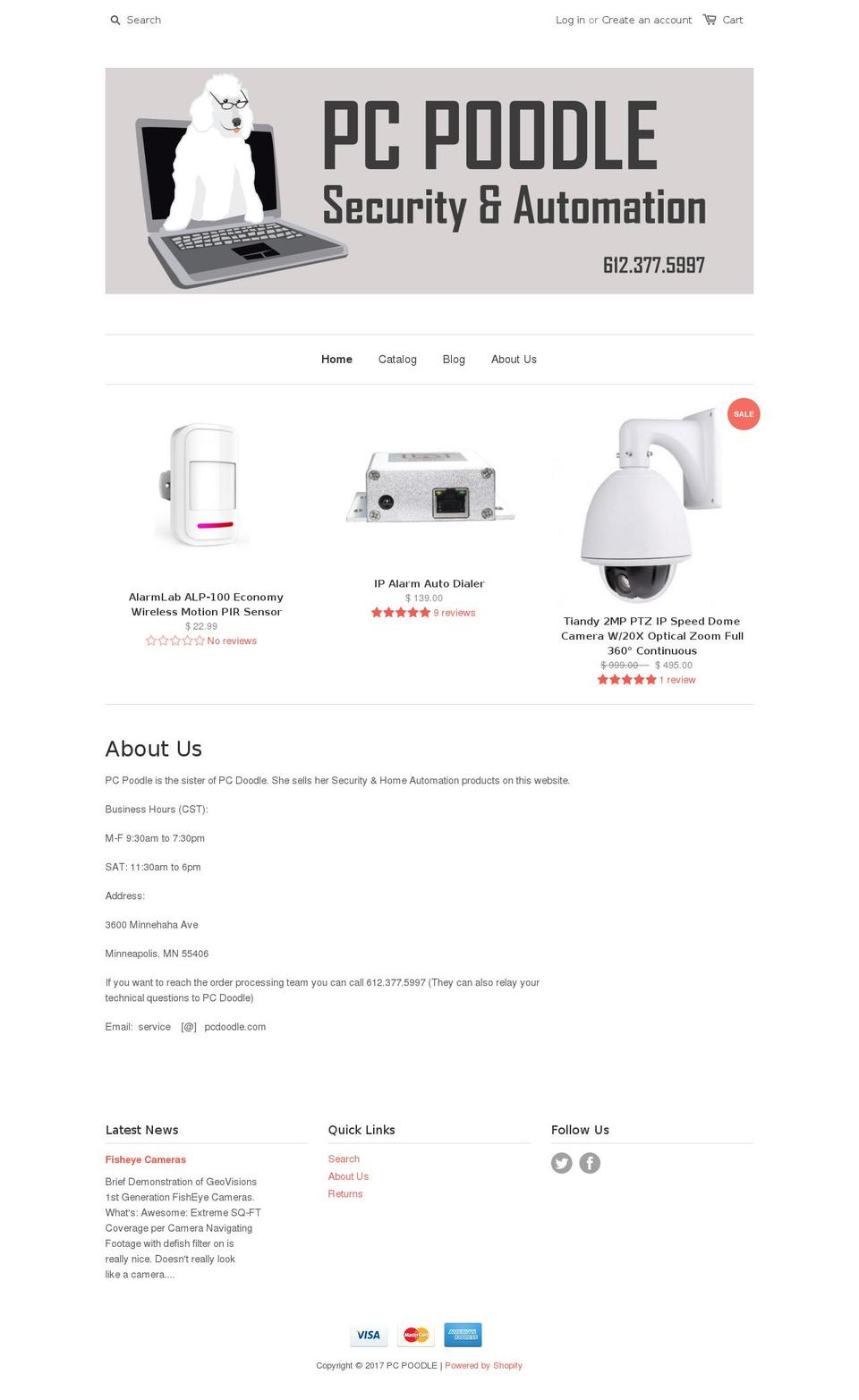 pcpoodle.com shopify website screenshot