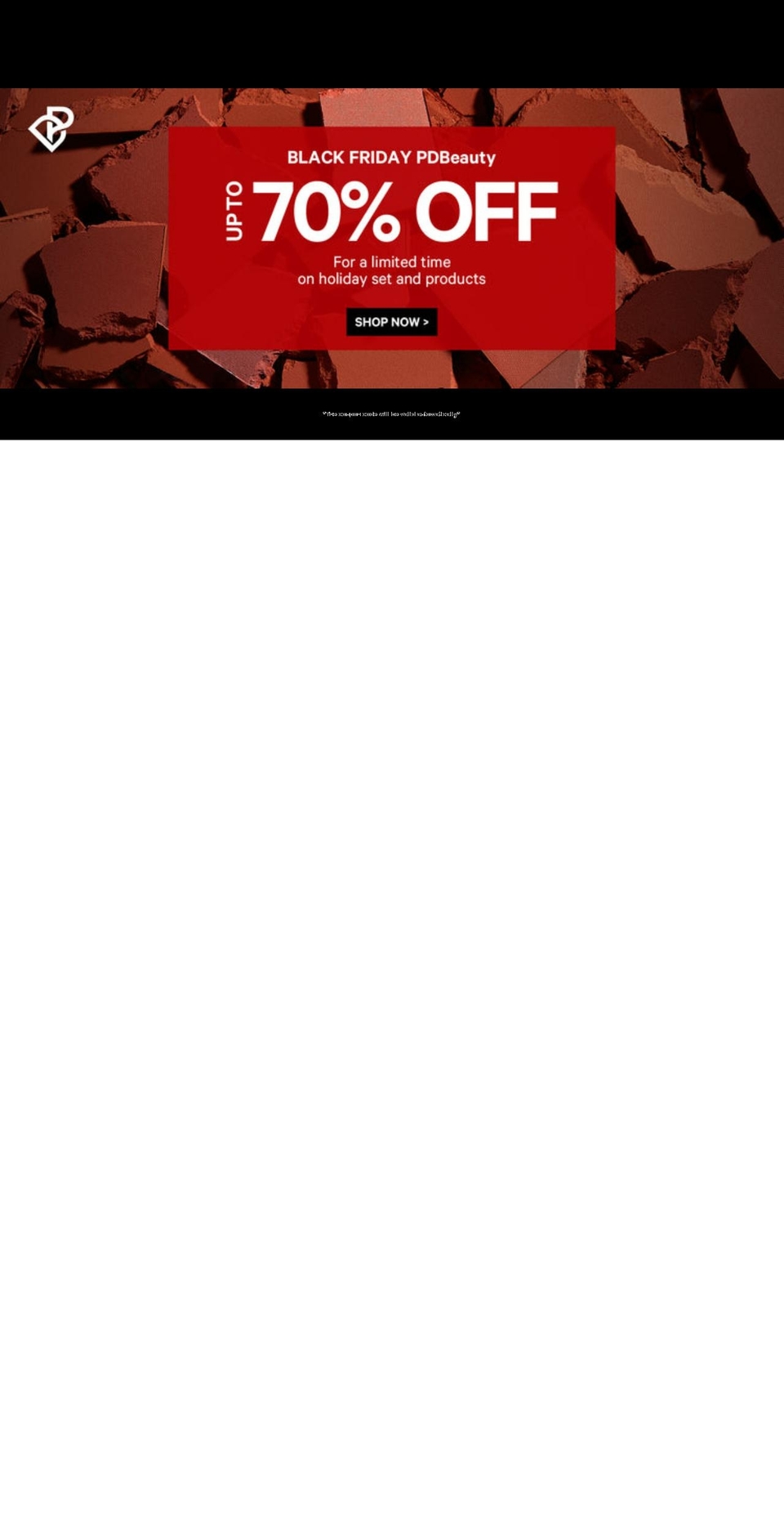 pdbeauty.com shopify website screenshot