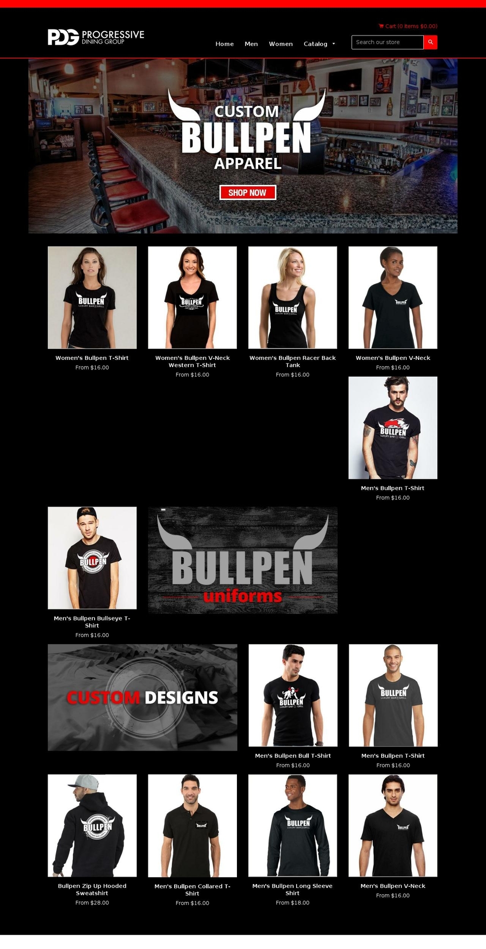 timber-2-2-2 Shopify theme site example pdgapparel.com