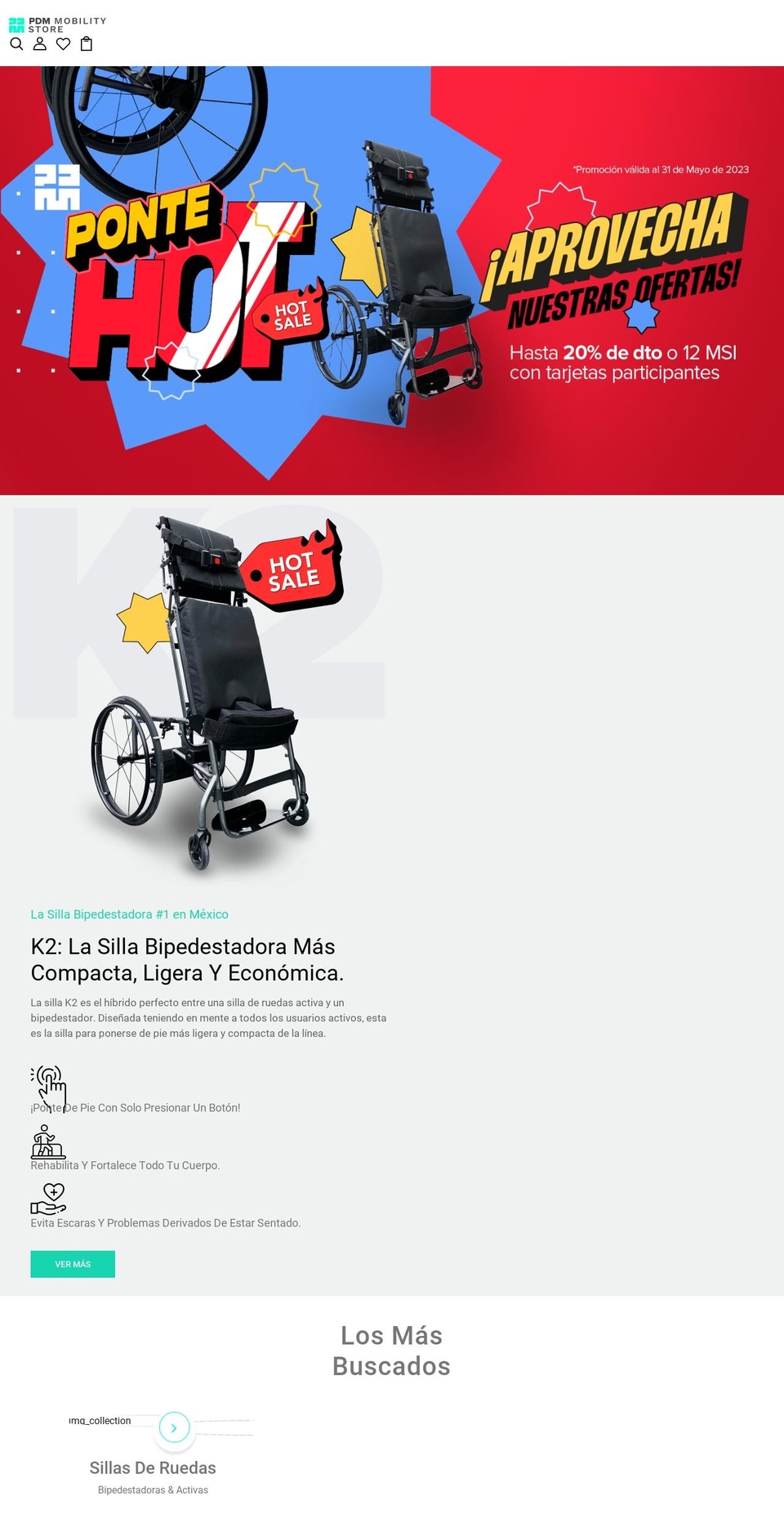 pdmmobilitystore.com — Shopify storefront screenshot