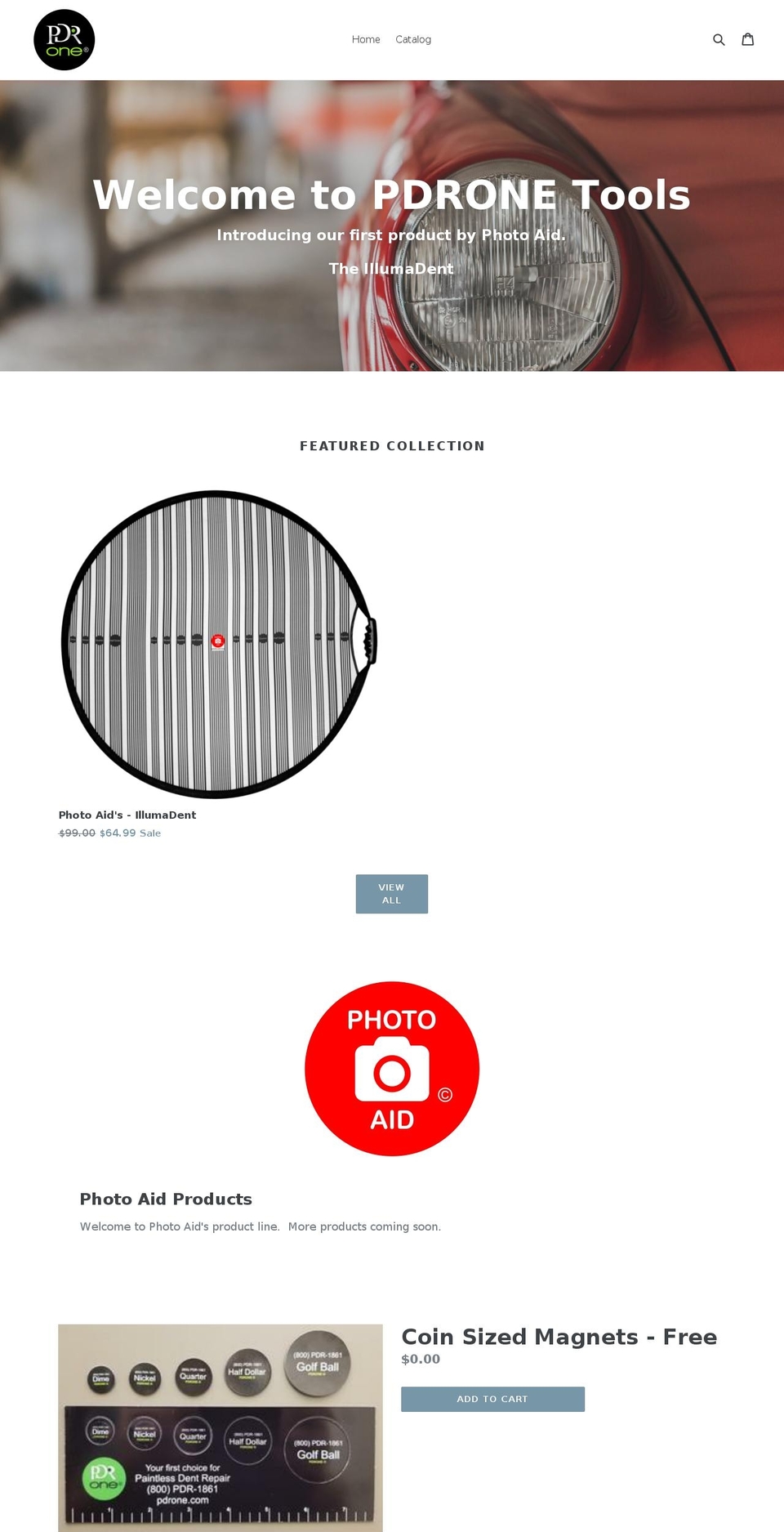 pdronetools.com — Shopify storefront screenshot