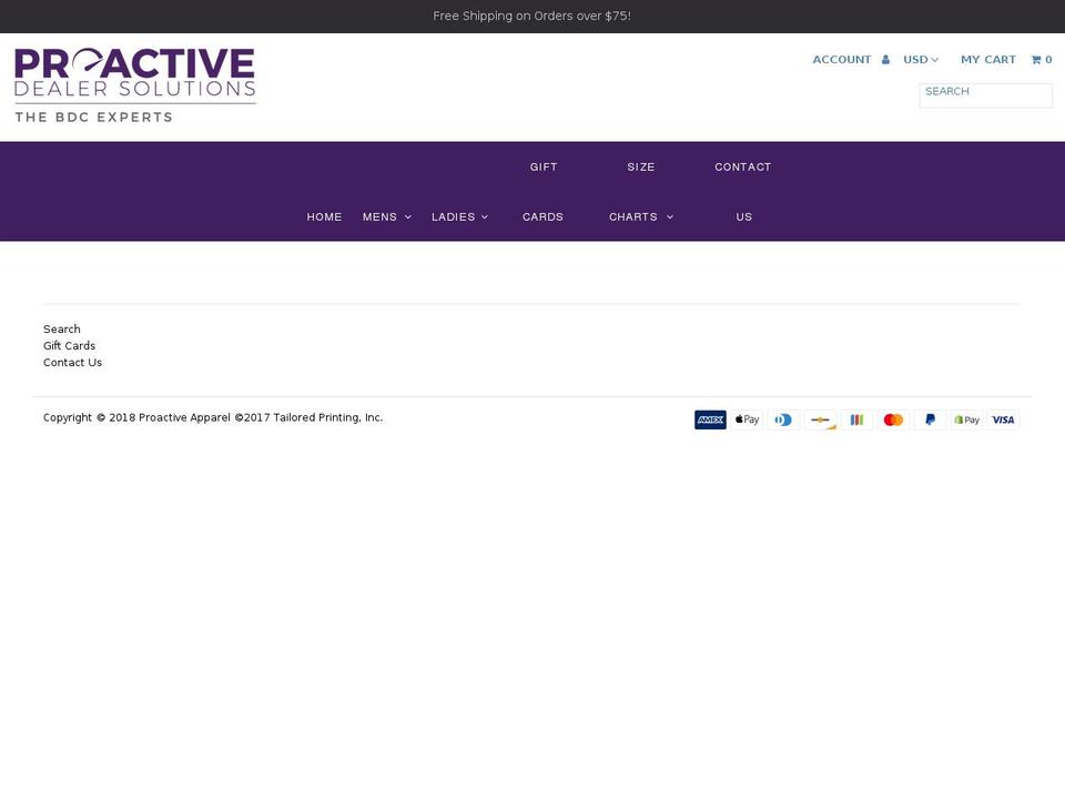 pdsemployeestore.com — Shopify storefront screenshot