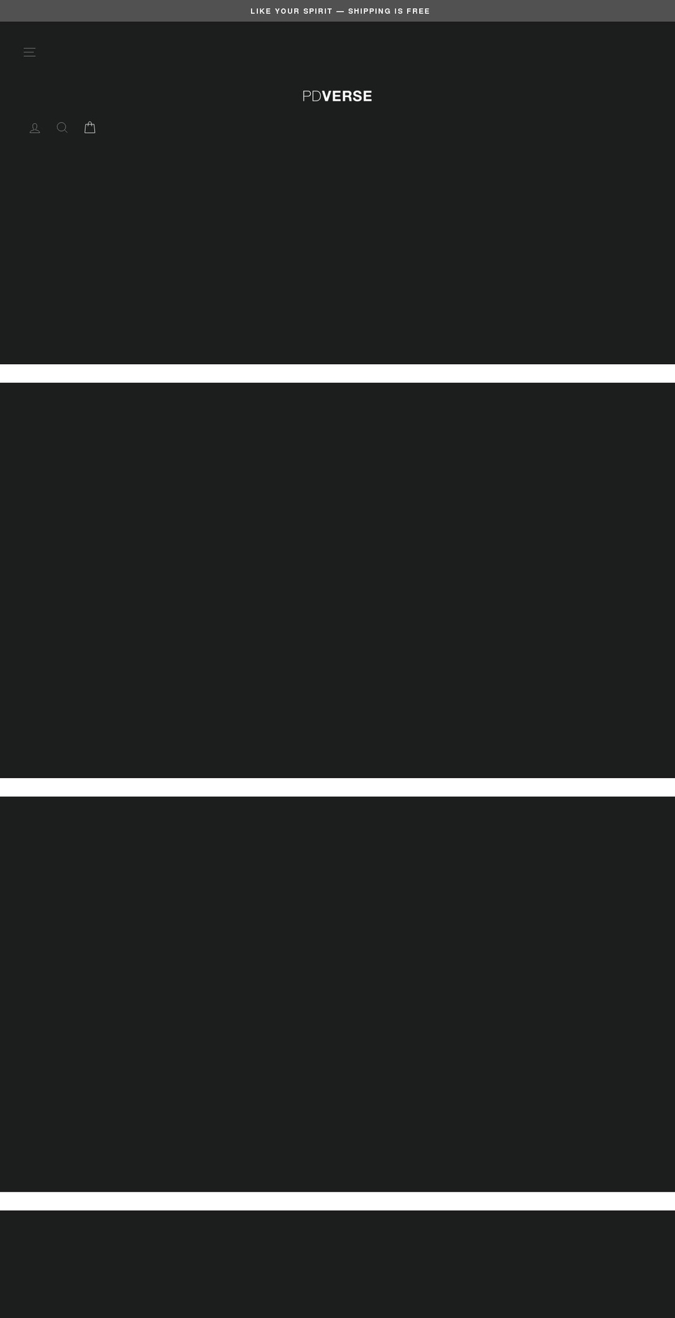 pdverse.com shopify website screenshot