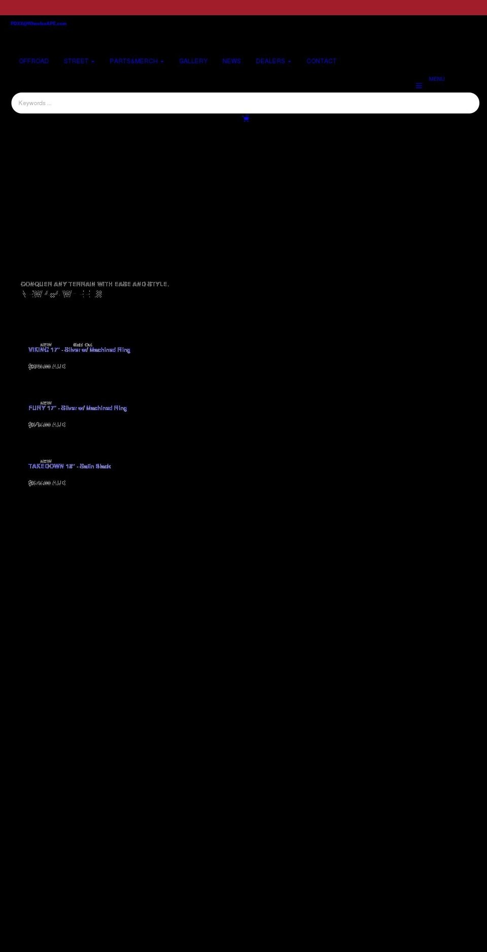 pdxxwheels.com shopify website screenshot