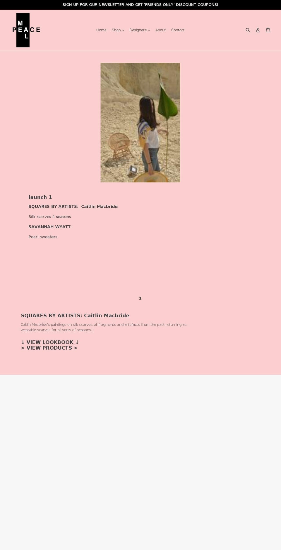 peace-meal-shop.com — Shopify storefront screenshot