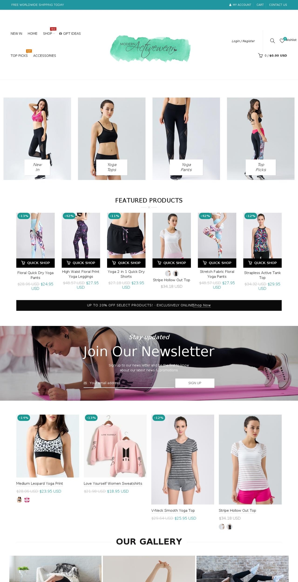 yoga-store-theme-v1-1 Shopify theme site example peacehopeyoga.com