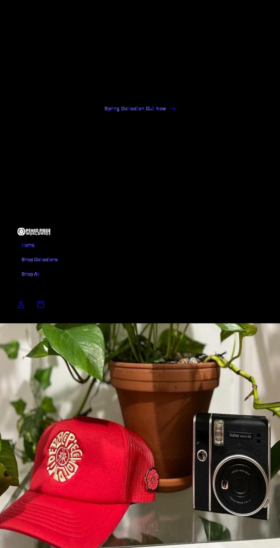 peacepieceworldwide.com shopify website screenshot