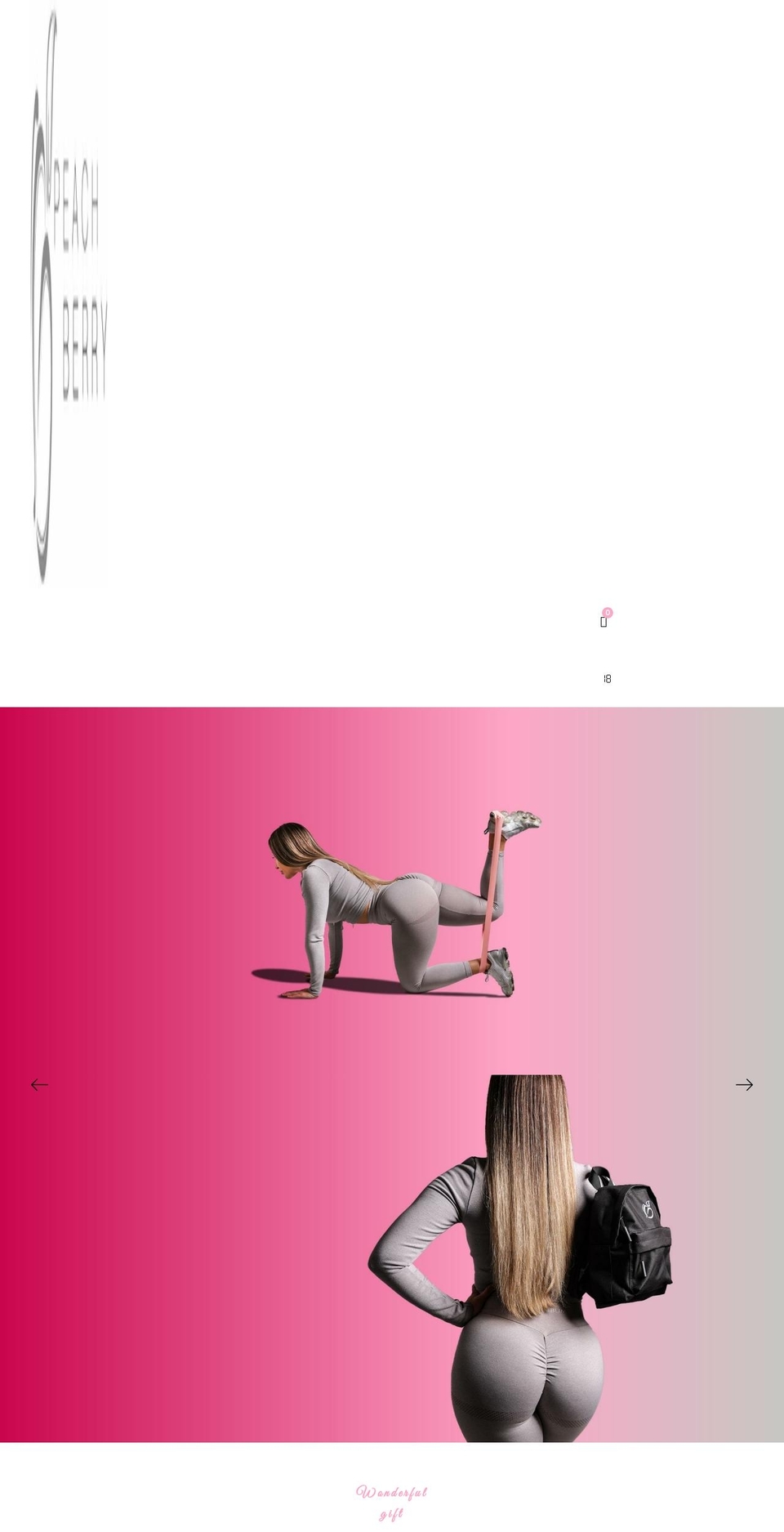 peachberrytm.com — Shopify storefront screenshot