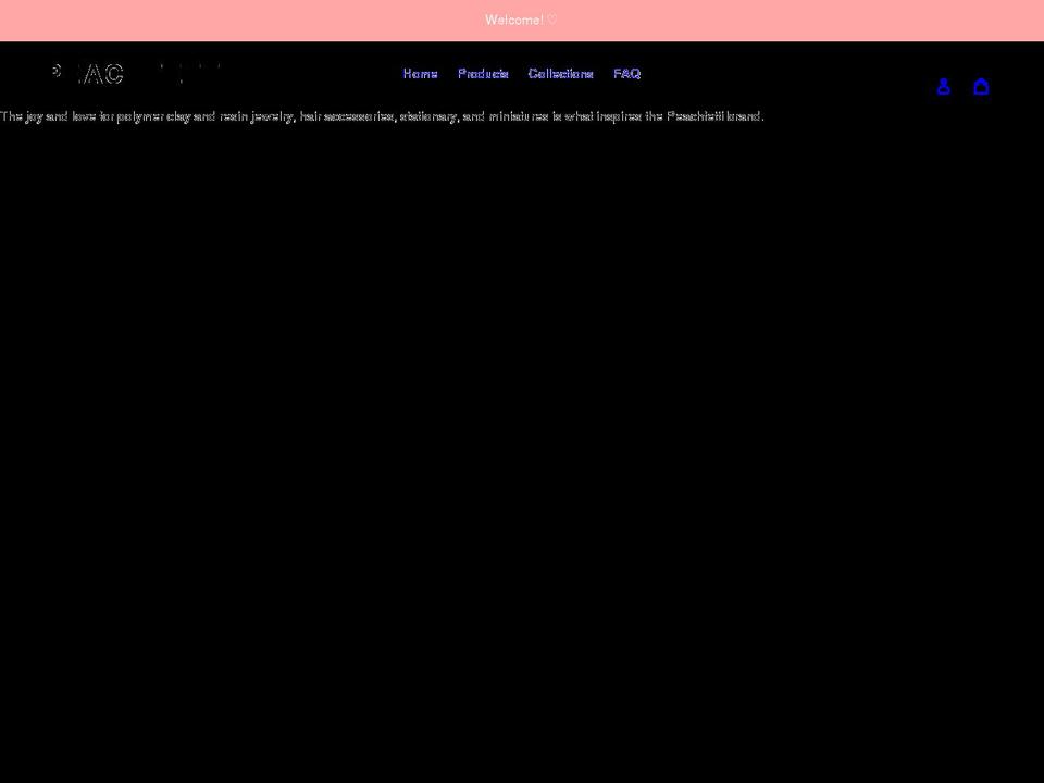 peachfetti.com shopify website screenshot