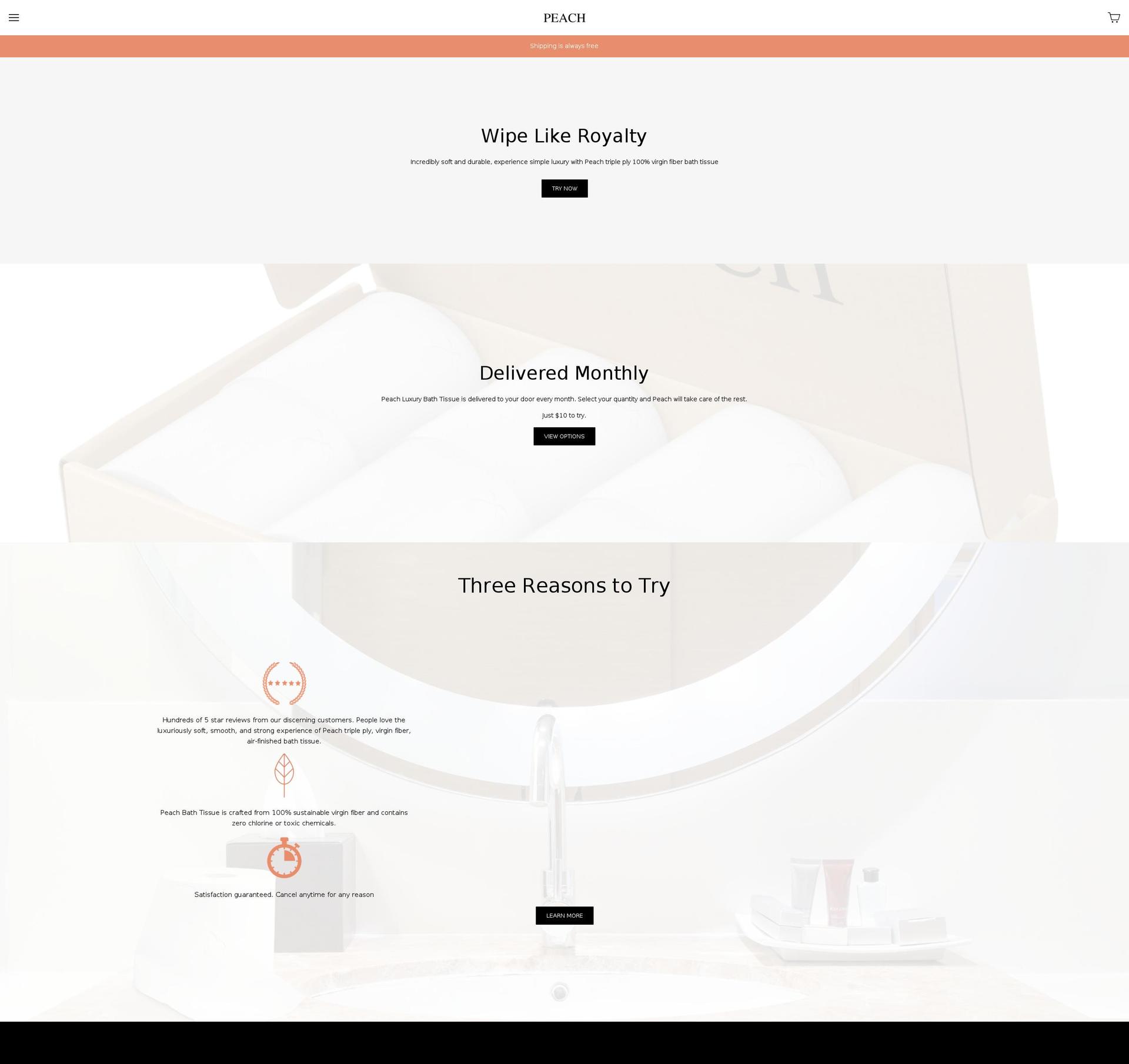 peachgoods.com shopify website screenshot